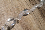 Polished Clear Quartz Rock Crystal Mixed Drilled and Tumble Chip Beaded Necklace - Sold Per Item - From Madagascar - Toprock Gemstones and Minerals 