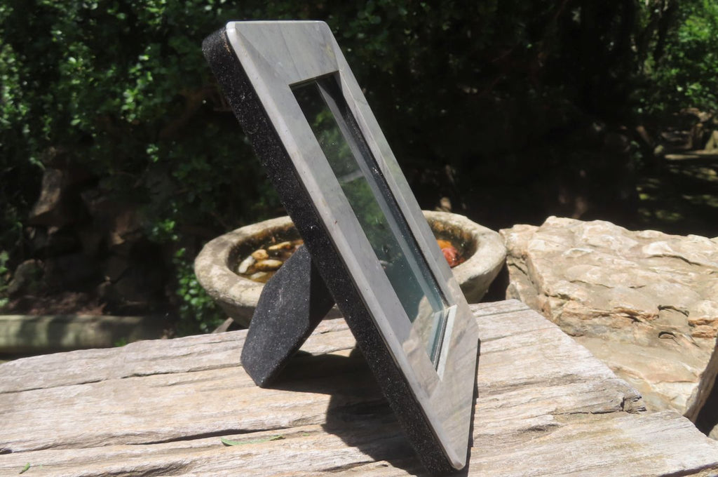 Hand Made Polychrome Jasper Picture Frame x 1 From Madagascar - Toprock Gemstones and Minerals 