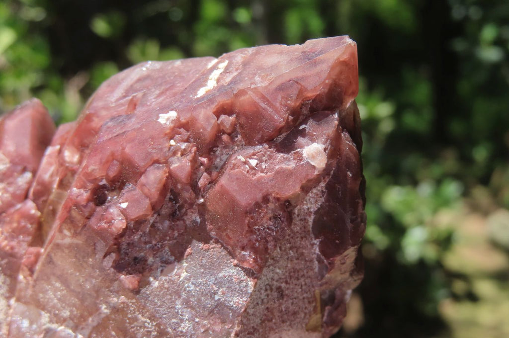 Natural Red Hematoid Quartz Clusters x 4 From Karoi, Zimbabwe - Toprock Gemstones and Minerals 