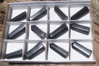 Polished Black Basalt Points x 12 From Madagascar - Toprock Gemstones and Minerals 