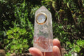 Polished Rutilated Quartz Clock Tower x 1 From Brazil - Toprock Gemstones and Minerals 