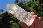 Polished Rutilated Quartz Clock Tower x 1 From Brazil - Toprock Gemstones and Minerals 