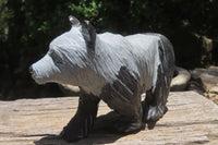 Hand Made Wonder Stone Panda Carving x 1 From Zimbabwe