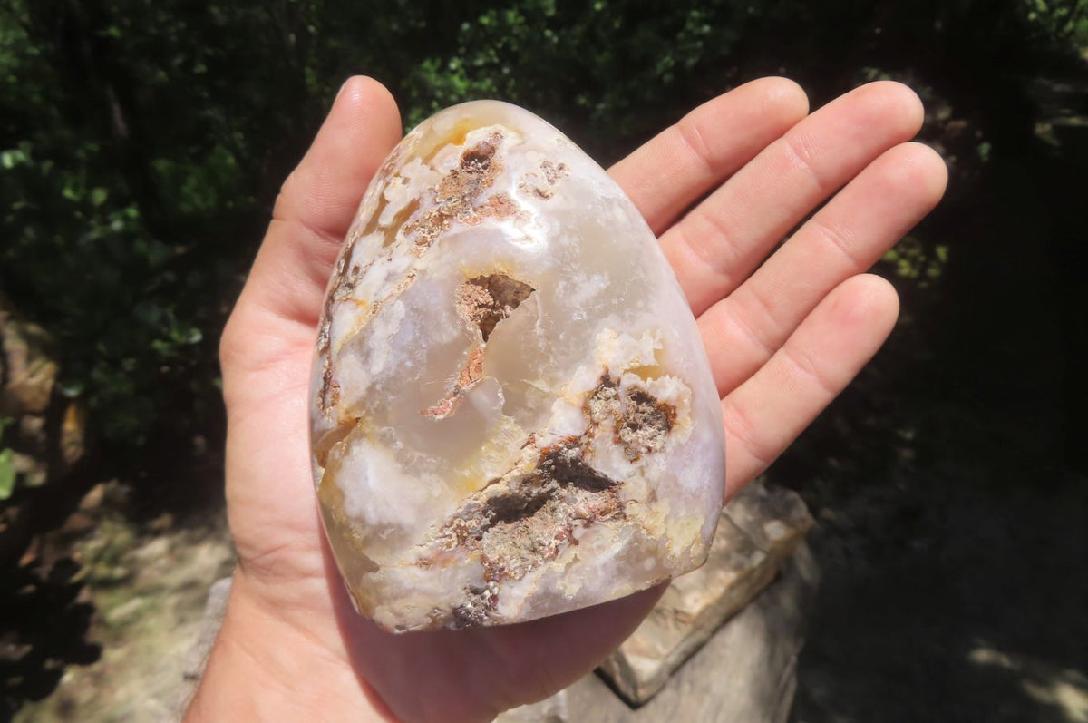 Polished Flower Agate Items x 10 From Madagascar - Toprock Gemstones and Minerals 