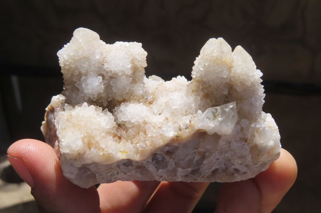 Natural Spirit Quartz Clusters x 6 From Boekenhouthoek, South Africa - Toprock Gemstones and Minerals 