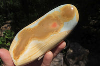 Polished Polychrome Jasper Standing Free Forms x 3 From Mahajanga, Madagascar - Toprock Gemstones and Minerals 