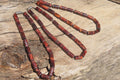 Polished Red Tigers Eye Cylinder Shaped Bead Necklace - Sold Per Item - From South Africa - Toprock Gemstones and Minerals 