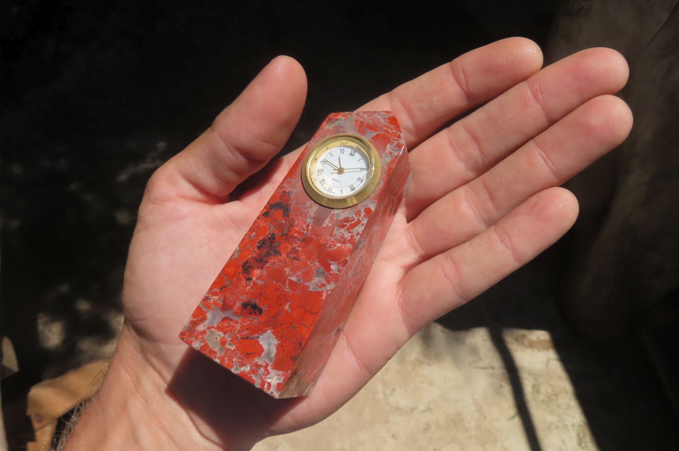 Polished Brecciated Red Jasper Obelisk Clock Towers - Sold Per Item - From South Africa - Toprock Gemstones and Minerals 