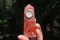 Polished Brecciated Red Jasper Obelisk Clock Towers - Sold Per Item - From South Africa - Toprock Gemstones and Minerals 