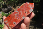 Polished Brecciated Red Jasper Obelisk Clock Towers - Sold Per Item - From South Africa - Toprock Gemstones and Minerals 
