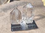 Polished Smokey Phantom Quartz Crystals x 6 From Madagascar - Toprock Gemstones and Minerals 