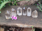 Polished Smokey Phantom Quartz Crystals x 6 From Madagascar - Toprock Gemstones and Minerals 