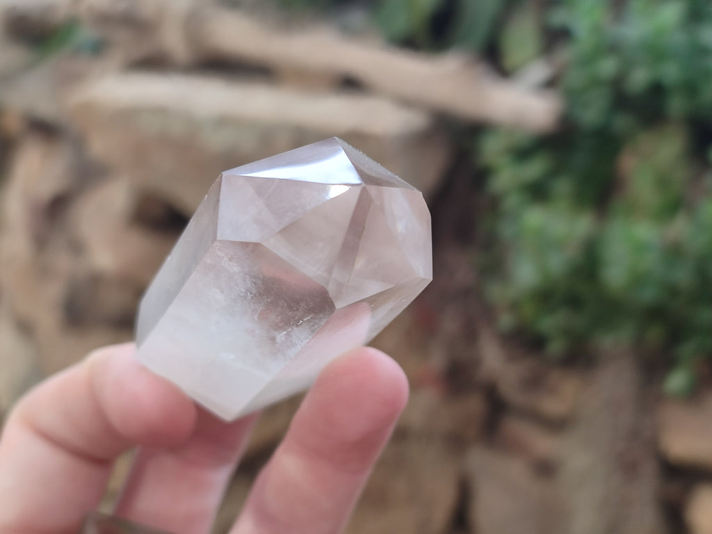 Polished Smokey Phantom Quartz Crystals x 6 From Madagascar - Toprock Gemstones and Minerals 