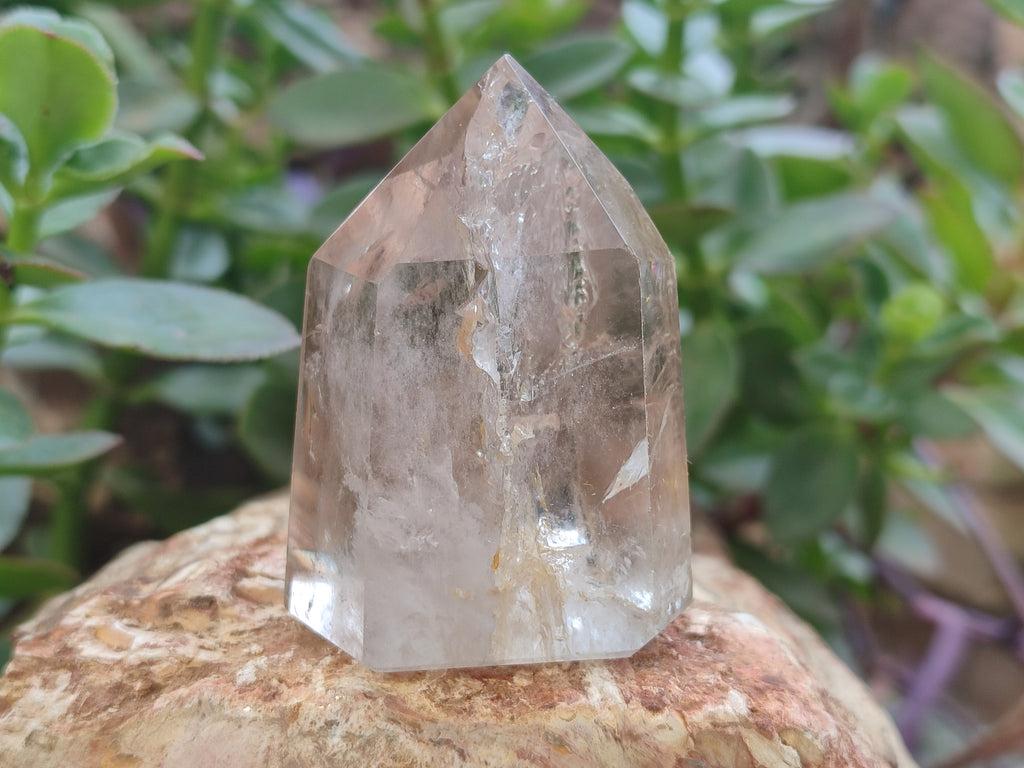 Polished Smokey Phantom Quartz Crystals x 6 From Madagascar - Toprock Gemstones and Minerals 