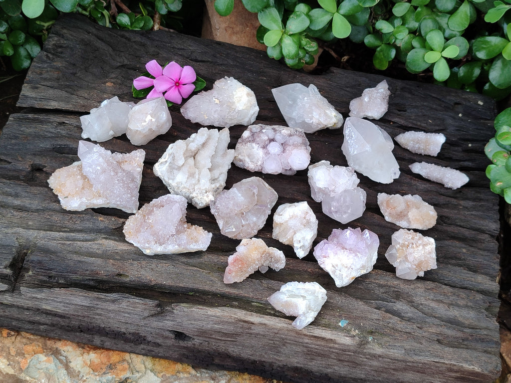 Natural Spirit Quartz Clusters x 22 From Boekenhouthoek, South Africa - Toprock Gemstones and Minerals 