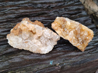 Natural Limonite Quartz Clusters x 24 From Zambia