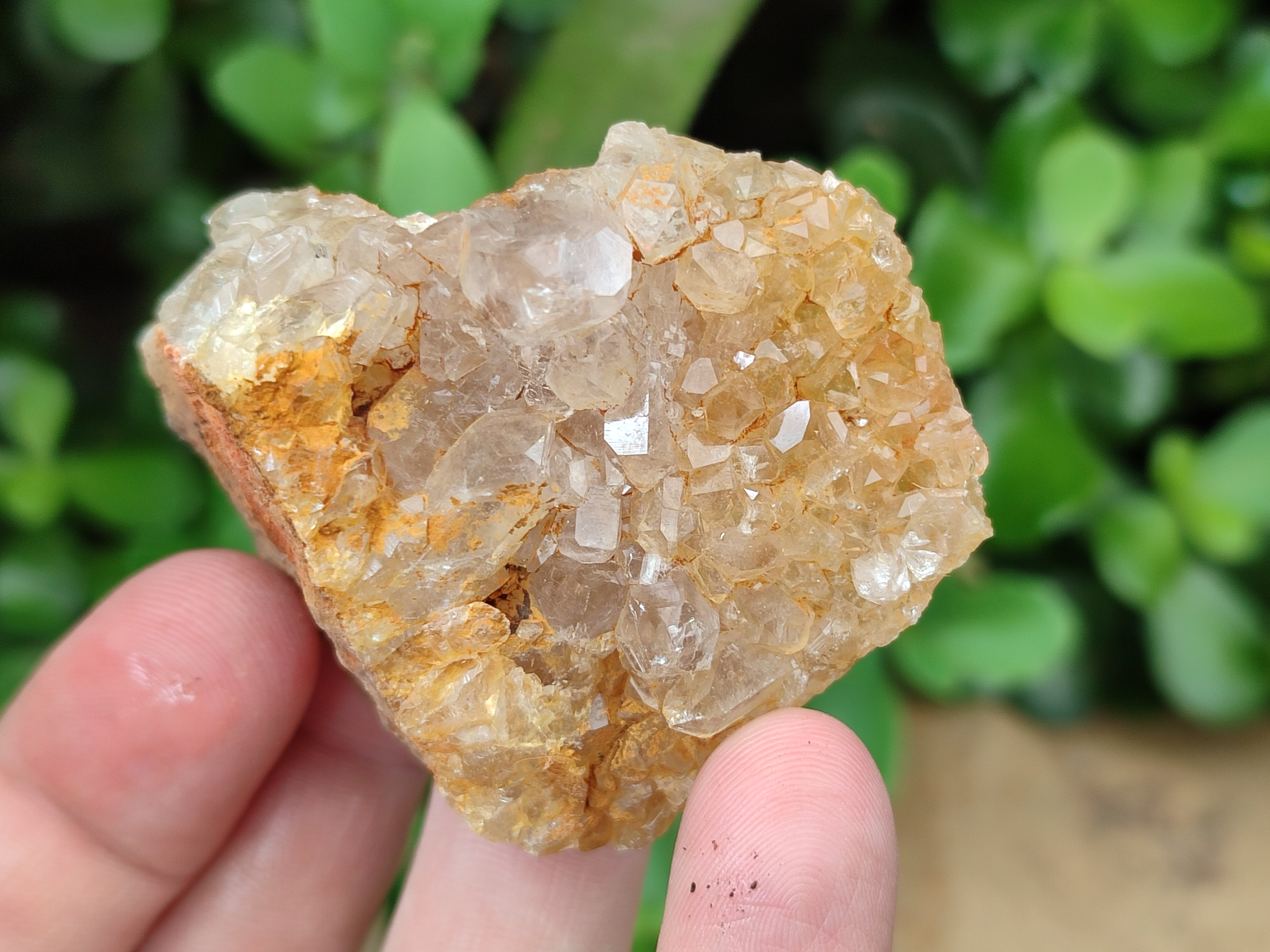 Natural Limonite Quartz Clusters x 24 From Zambia - Toprock Gemstones and Minerals 