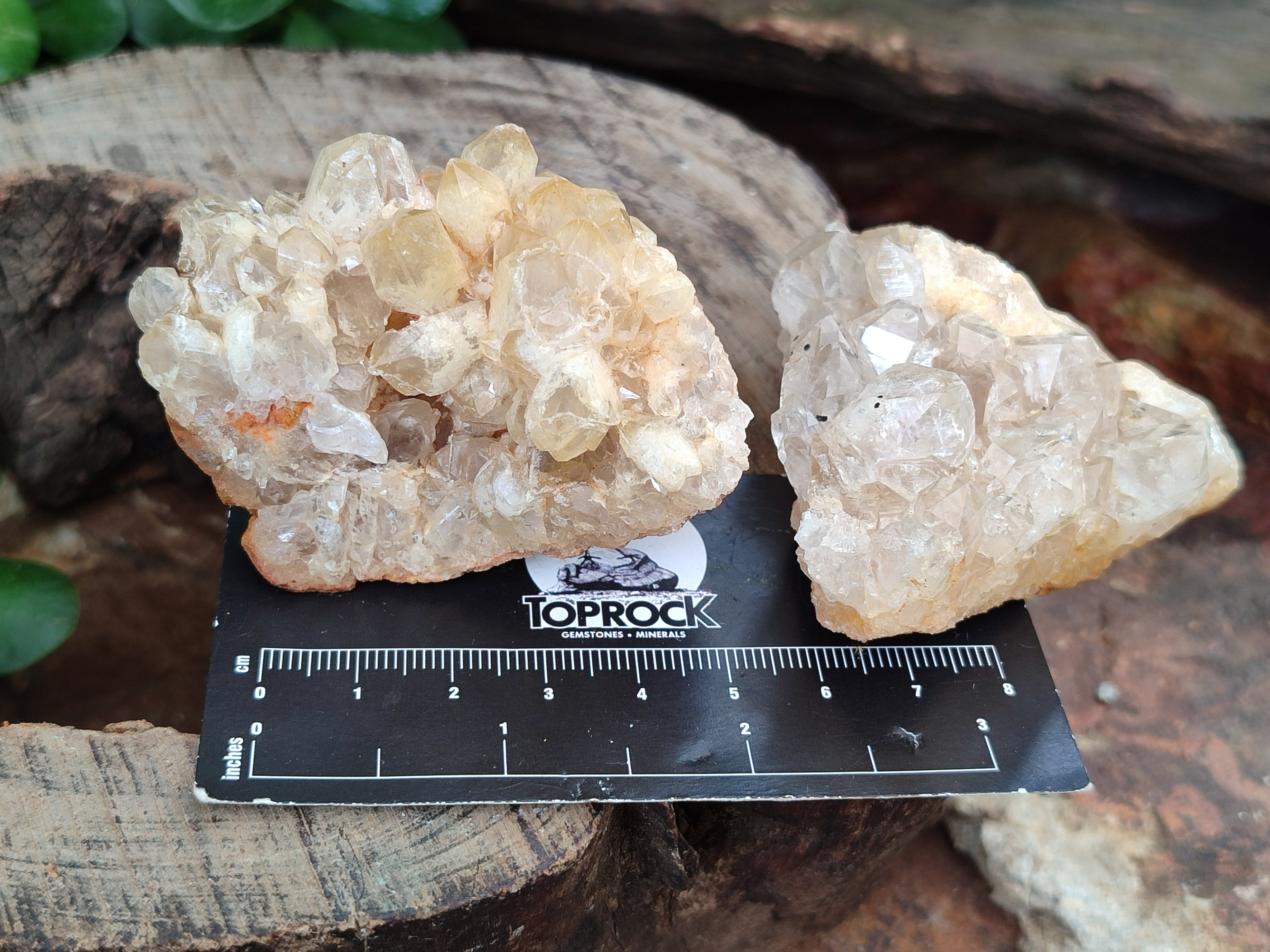 Natural Limonite Quartz Clusters x 24 From Zambia - Toprock Gemstones and Minerals 