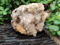 Natural Limonite Quartz Clusters x 2 From Zambia - Toprock Gemstones and Minerals 