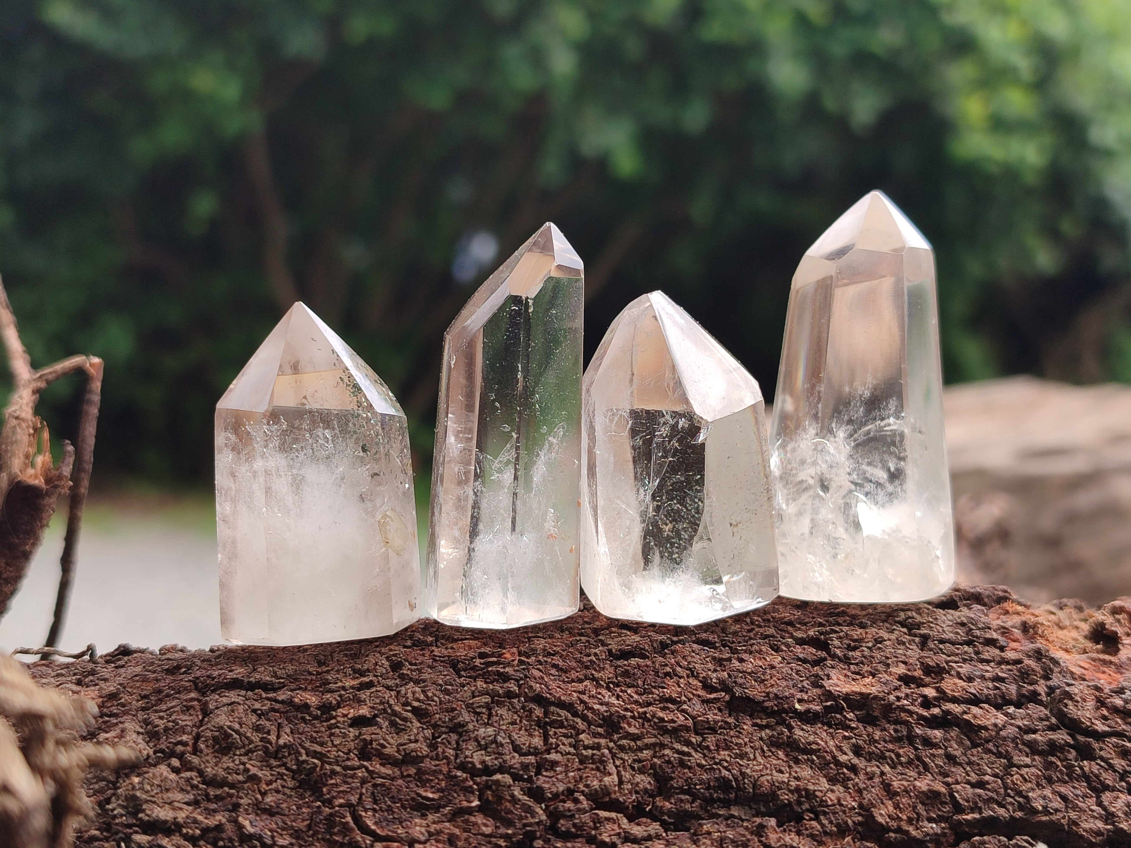 Polished Clear Quartz Points x 18 From Madagascar - Toprock Gemstones and Minerals 