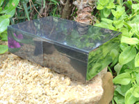 Hand Made Jet Lignite Jewellery Box x 1 From Swaziland - Toprock Gemstones and Minerals 