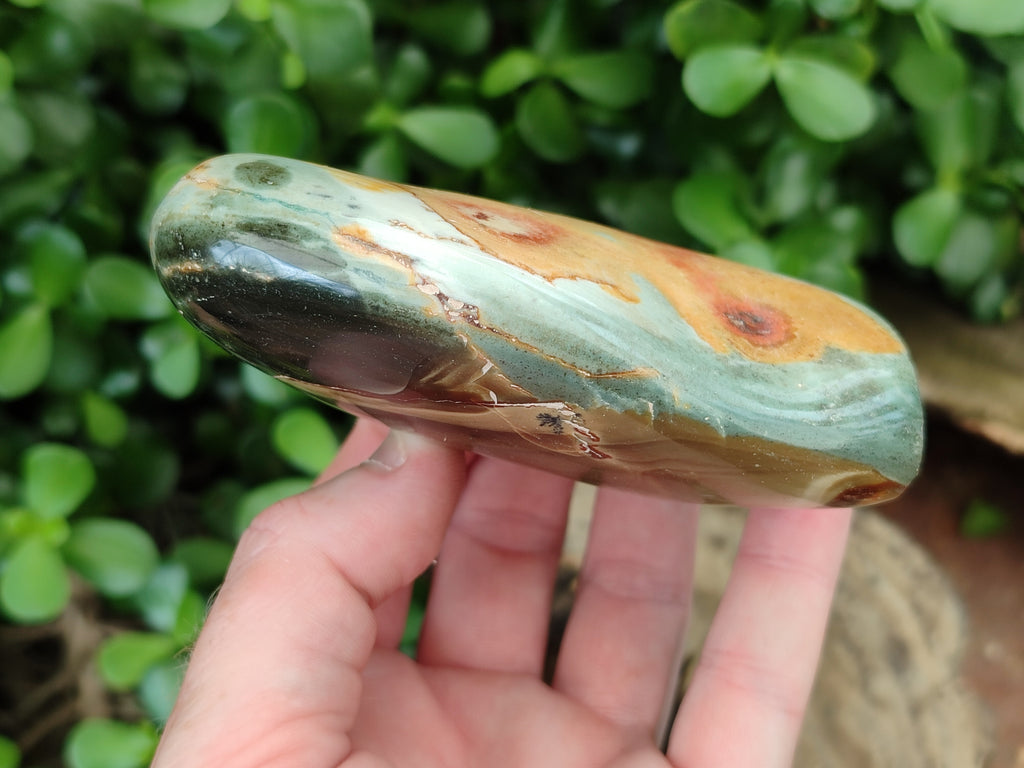 Polished Polychrome Jasper Standing Free Forms x 3 From Madagascar - Toprock Gemstones and Minerals 