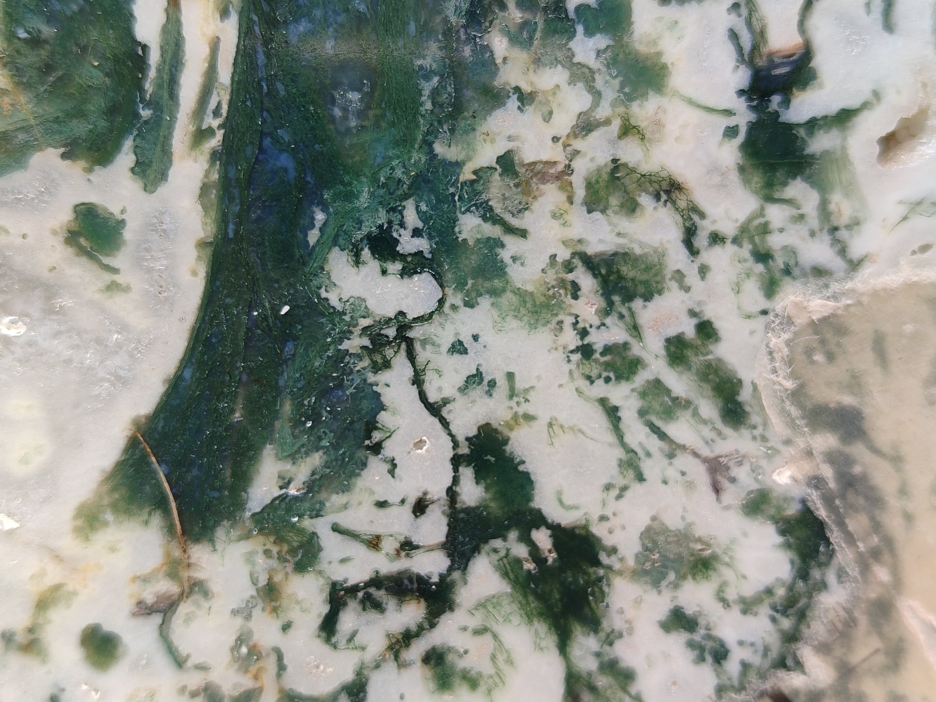 Hand Made Vervet Monkey Family Decoupage on Moss Agate Stone Slabs - sold per item - From South Africa - Toprock Gemstones and Minerals 