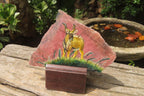 Hand Made Kudu Decoupage Stone Slabs x 4 From Southern Africa - Toprock Gemstones and Minerals 
