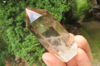Polished Smokey Phantom Quartz Crystals x 12 From Madagascar - Toprock Gemstones and Minerals 