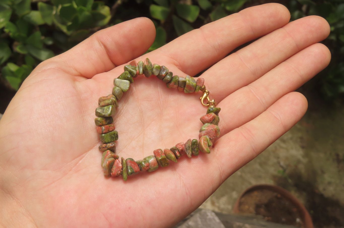 Hand Made Tumble Stone Bracelets x 12 From China - Toprock Gemstones and Minerals 