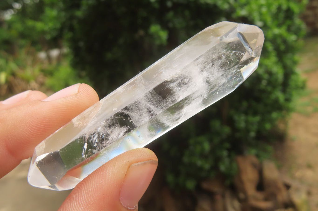 Polished Double Terminated Clear Quartz Crystals x 24 From Madagascar - Toprock Gemstones and Minerals 