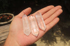 Polished Double Terminated Clear Quartz Crystals x 24 From Madagascar - Toprock Gemstones and Minerals 
