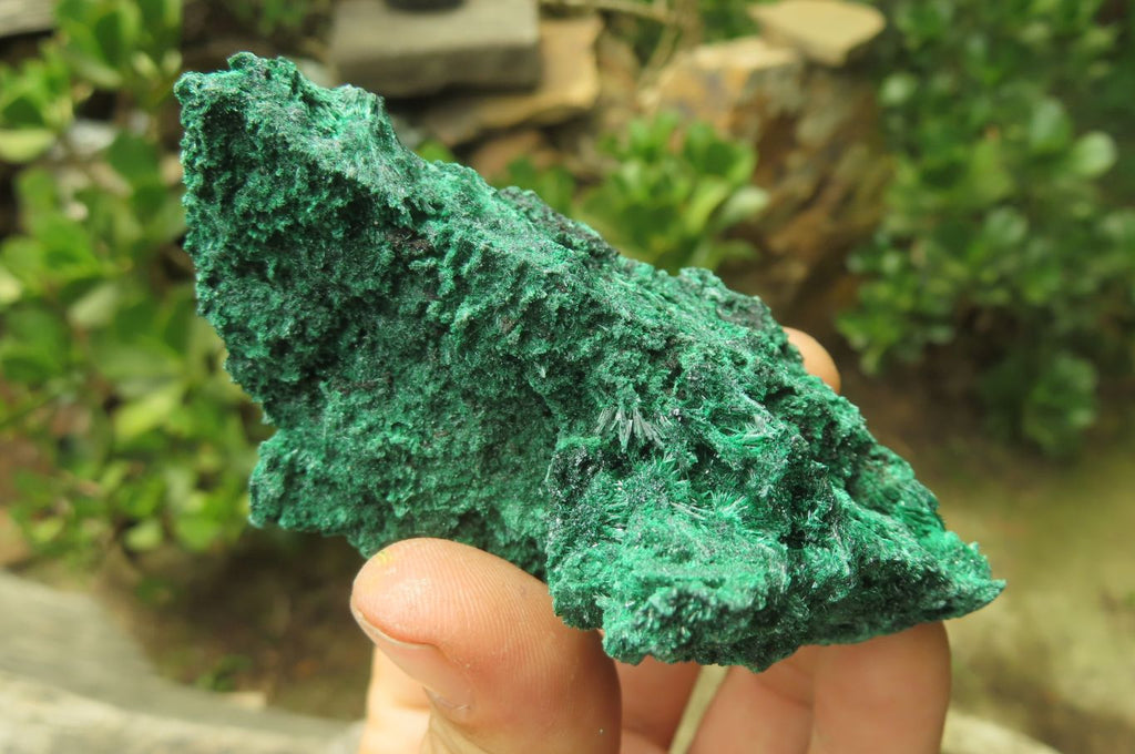 Natural Silky Malachite Specimens x 5 From Kasompe, Congo - Toprock Gemstones and Minerals 