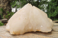Natural Candle Quartz Clusters x 6 From Madagascar
