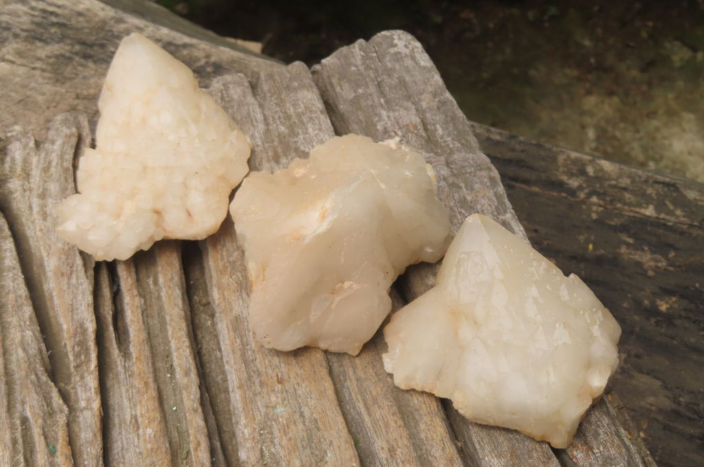 Natural Candle Quartz Clusters x 6 From Madagascar - Toprock Gemstones and Minerals 