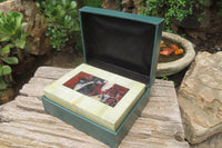 Hand Made Stone Jewellery Box x 1 From South Africa - Toprock Gemstones and Minerals 