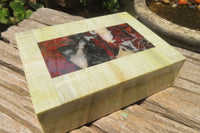 Hand Made Stone Jewellery Box x 1 From South Africa - Toprock Gemstones and Minerals 