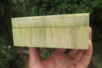 Hand Made Stone Jewellery Box x 1 From South Africa - Toprock Gemstones and Minerals 