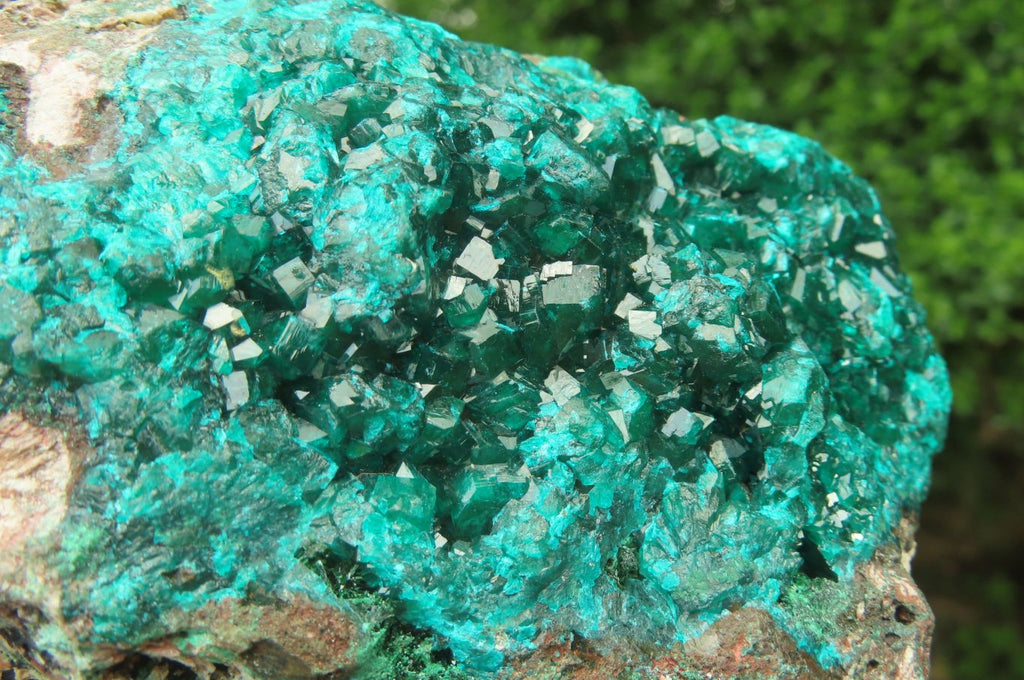 Natural Dioptase Cabinet Specimen x 1 From Reneville Brazzaville, Congo - Toprock Gemstones and Minerals 