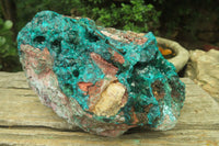 Natural Dioptase Cabinet Specimen x 1 From Reneville Brazzaville, Congo