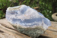 Natural Blue Lace Agate Geode Specimens x 4 From Malawi - Toprock Gemstones and Minerals 