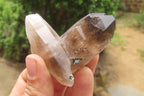 Natural Smokey Quartz & Feldspar Clusters x 12 From Malawi - Toprock Gemstones and Minerals 