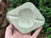 Polished Butter Jade Ashtrays x 2 From South Africa - Toprock Gemstones and Minerals 
