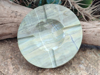 Polished Butter Jade Ashtrays x 2 From South Africa - Toprock Gemstones and Minerals 