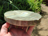 Polished Butter Jade Ashtrays x 2 From South Africa - Toprock Gemstones and Minerals 