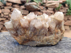 Natural Smokey Phantom Quartz Cluster x 1 From Luena, Congo - Toprock Gemstones and Minerals 