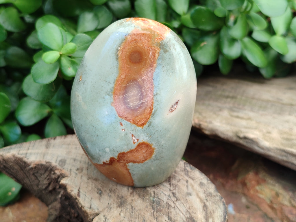 Polished Polychrome Jasper Standing Free Forms x 3 From Mahajanga, Madagascar - Toprock Gemstones and Minerals 