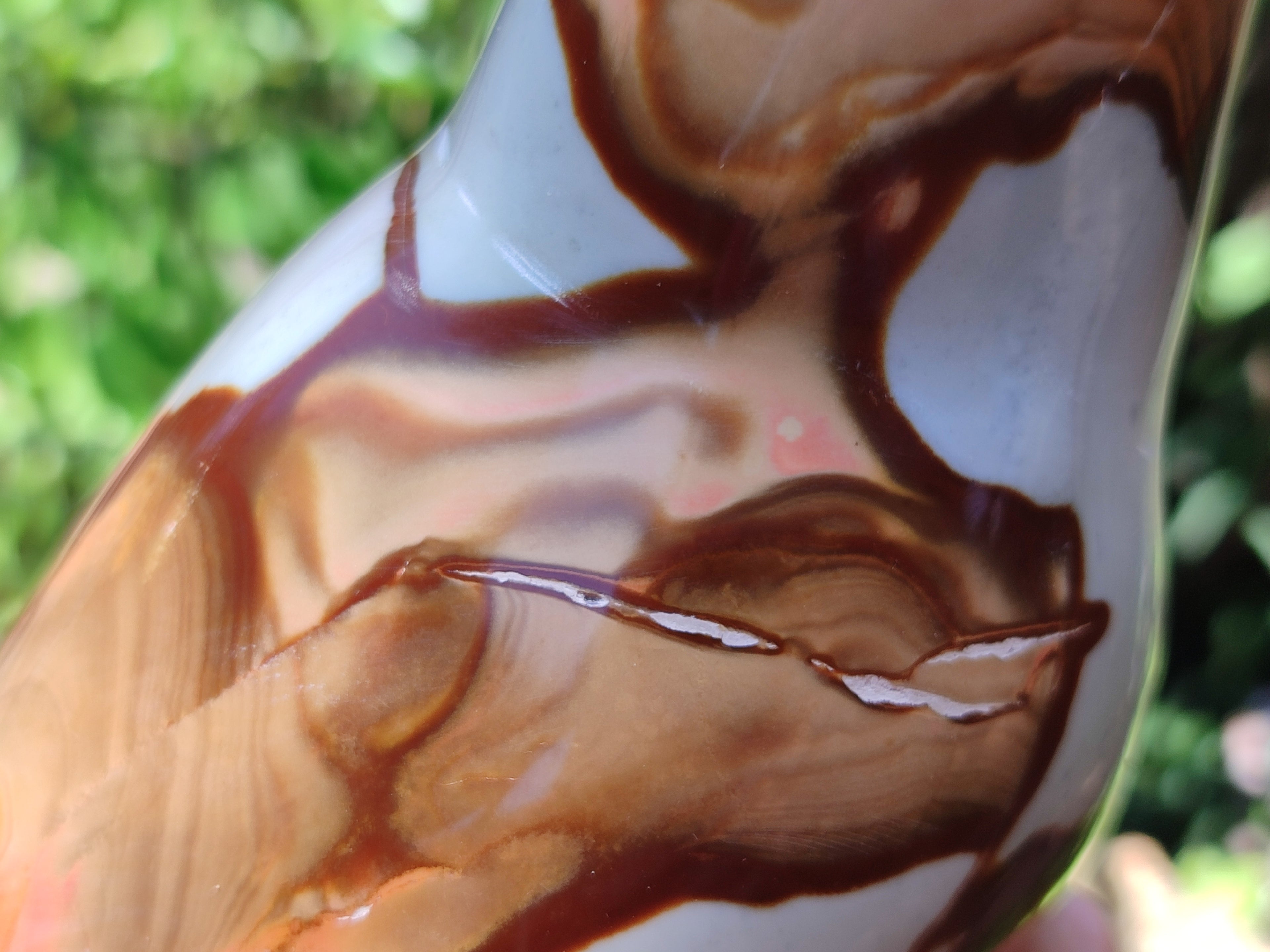 Polished Polychrome Jasper Standing Free Forms x 3 From Mahajanga, Madagascar - Toprock Gemstones and Minerals 