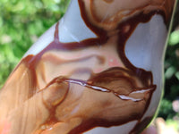 Polished Polychrome Jasper Standing Free Forms x 3 From Mahajanga, Madagascar - Toprock Gemstones and Minerals 