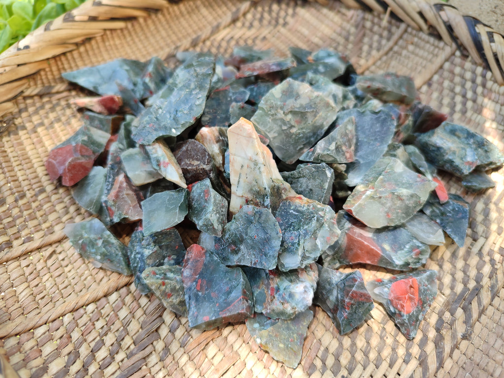 Natural Bloodstone Cobbed Specimens x 3 Kg Lot From Swaziland - Toprock Gemstones and Minerals 